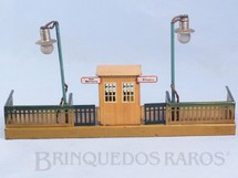 Brinquedos Antigos - Marklin - Plataforma de embarque com Posto de Controle 22,00 cm de comprimento Bitola OO ano 1937