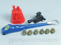 1. Brinquedos antigos - Estrela - Falcon Aventura Míssil Atômico completo com 9 itens Edição 1980