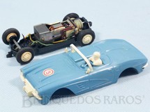 Brinquedos Antigos - Estrela - Corvette azul licença Gilbert Co. Ano 1963 Brinquedos Antigos - Estrela - Corvette azul licença Gilbert Co. Ano 1963