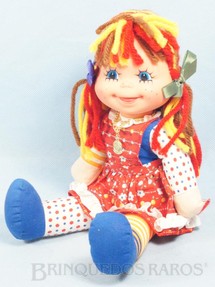 Brinquedos Antigos - Estrela - Boneca Emília Sítio do Pica Pau Amarelo com 32,00 Cm de altura Ano 1982