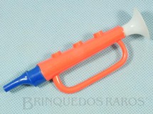 1. Brinquedos antigos - Beija Flôr - Apito Clarim com 13,00 cm de comprimento Década de 1960