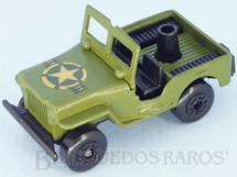 Brinquedos Antigos - Matchbox - Armoured Jeep Willys Superfast Falta o Canhão