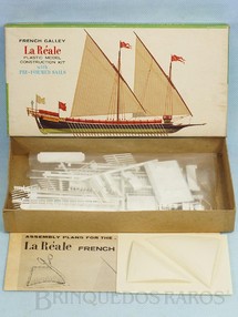 Brinquedos Antigos - Lindberg - Barco La Reale French Galley Década de 1960