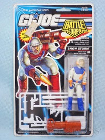 Brinquedos Antigos - Hasbro - Battle Corps Snow Storm completo Blister lacrado Ano 1992