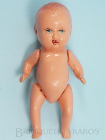 1. Brinquedos antigos - Moreno - Bebê com 14,00 cm de altura Década de 1960