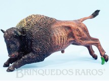 Brinquedos Antigos - Elastolin - Búfalo com 14,00 cm de comprimento Década de 1980