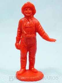 1. Brinquedos antigos - Casablanca e Gulliver - Cabo Rusty Forte Apache Gulliver de plástico vermelho Década de 1980