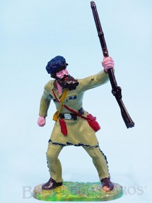 1. Brinquedos antigos - Elastolin - Caçador de pé com rifle Matriz de Figura Série Planície Selvagem Gulliver Década de 1990




