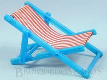Brinquedos Antigos - Sem identificação - Cadeira de preguiça para Bonecas de 8,00 cm de altura Década de 1970