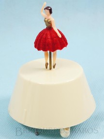1. Brinquedos antigos - Gueissaz - Caixa de Música e Bailarina da Garrafa do Licor Bols Melodia Danubio Azul Década 1960