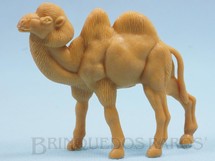 1. Brinquedos antigos - Casablanca e Gulliver - Camelo de plástico laranja Série Zoológico Década de 1970