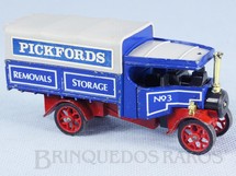 1. Brinquedos antigos - Matchbox - Caminhão a vapor 1922 Foden Steam Wagon Yesteryear Pickfords Removals Década de 1980 