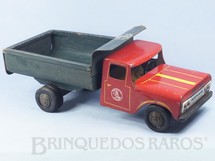 Brinquedos Antigos - Castor - Caminhão Basculante Ford F600 1963 com 48,00 cm de comprimento Década de 1960