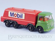 Brinquedos Antigos - Lone Star - Caminhão tanque Foden Tilt Cab Tanker Mobil Impy Road Master Cabine basculante verde Década de 1970