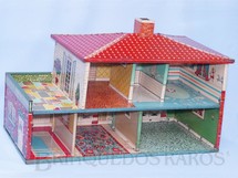 Brinquedos Antigos - Metalma - Casa de Bonecas com 70,00 cm de comprimento por 45,00 cm de altura Lata litografada interna e externamente Esse Brinquedo foi vendido tanto pela Metalma como pela Estrela Década de 1950 
