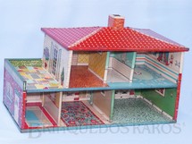 1. Brinquedos antigos - Metalma - Casa de Bonecas com 70,00 cm de comprimento por 45,00 cm de altura Lata litografada interna e externamente Esse Brinquedo foi vendido tanto pela Metalma como pela Estrela Década de 1950 