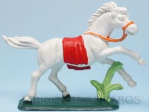 1. Brinquedos antigos - Casablanca e Gulliver - Cavalo índio branco Ano 1986  
