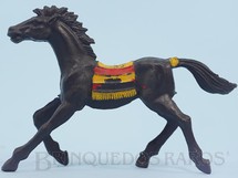 1. Brinquedos antigos - Casablanca e Gulliver - Cavalo índio preto