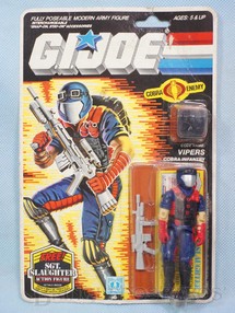 1. Brinquedos antigos - Hasbro - Cobra Vipers completo Blister lacrado Ano 1983