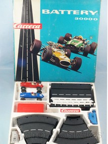 Brinquedos Antigos - Carrera - Conjunto Battery 30000 Completo com dois carros Ferrari Formula 2 Shark Nose Década de 1960