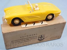 Brinquedos Antigos - Estrela - Corvette amarela licença Gilbert Co. Ano 1963 Brinquedos Antigos - Estrela - Corvette amarela licença Gilbert Co. Ano 1963