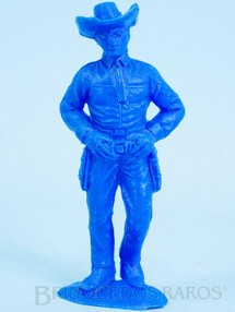 Brinquedos Antigos - BUM - Cowboy de pé com as mãos no cinturão Semelhante a Figura Gulliver Década de 1990