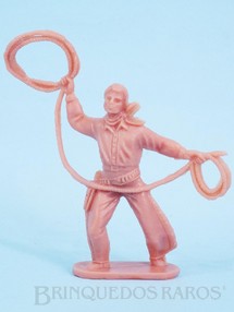 Brinquedos Antigos - BUM - Cowboy de pé com laço  Semelhante a Figura Gulliver Década de 1990