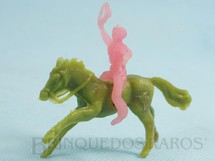 Brinquedos Antigos - Sem identificação - Cowboy montado a cavalo Década de 1970