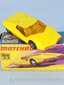 Brinquedos Antigos - Matchbox - Datsun 126 X Superfast amarelo
