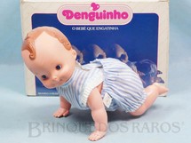 1. Brinquedos antigos - Trol - Denguinho o Bebê que Engatinha com 25,00 cm de comprimento Década de 1980