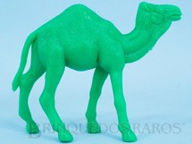 Brinquedos Antigos - Casablanca e Gulliver - Dromedário de plástico verde Série Zoológico Década de 1970