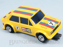 Brinquedos Antigos - Estrela - Fiat 147 Amarelo com Decais originais Estrela Chassi diagonal Década de 1980