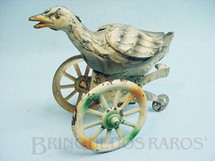 Brinquedos Antigos - Sem identificação - Ganso com rodas 11,00 cm de altura Penny Toy Década de 1920
