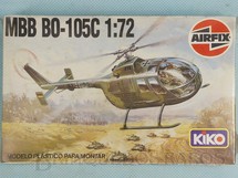 Brinquedos Antigos - Airfix-Kiko - Helicóptero Messerschmitt-Bölkow-Blohm MBB Bo-105C Caixa Lacrada Década de 1970 Brinquedos Antigos - Airfix-Kiko - Helicóptero Messerschmitt-Bölkow-Blohm MBB Bo-105C Caixa Lacrada Década de 1970