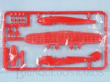 Brinquedos Antigos - Sem identificação - Hidroavião Atlanta com 6,50 cm de envergadura Brinde Sucrilhos Kelloggs Embalagem lacrada ainda por montar Década de 1960