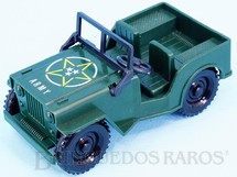 1. Brinquedos antigos - Mitroplast - Jeep Willys com 10 cm de comprimento Década de 1980