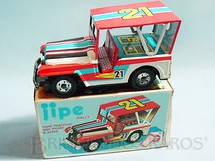 Brinquedos Antigos - Estrela - Jeep Willys Rally com 18,00 cm de comprimento Ano 1977