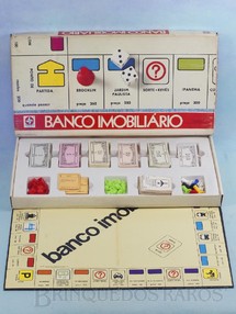 1. Brinquedos antigos - Estrela - Jogo Banco Imobiliário completo Ano 1980