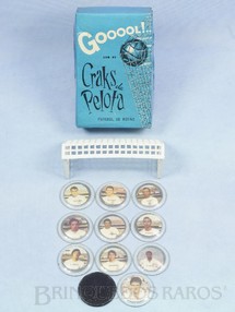 Brinquedos Antigos - Jofer - Jogo de Futebol de Botão Craks da Pelota com o time do Corinthians 100% original Completo com Trave falta o Goleiro Década de 1970