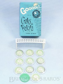 Brinquedos Antigos - Jofer - Jogo de Futebol de Botão Craks da Pelota com o time do Palmeiras 100% original Completo falta o Goleiro Década de 1970