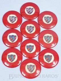 Brinquedos Antigos - Santa Maria - Jogo de Futebol de Botão Futebol Miniatura com o time do Sport Club do Recife original Completo faltam a Trave e Goleiro Década de 1960