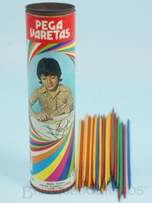1. Brinquedos antigos - Estrela - Jogo Pega Varetas completo com Manual de Instruções Ano 1975