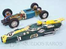 Brinquedos Antigos - Estrela - Lotus 38 Fórmula 1 Verde 100% original Chassi de latão Ano 1968