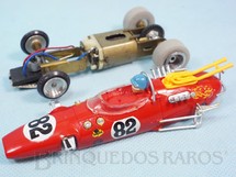 Brinquedos Antigos - Estrela - Lotus 38 Fórmula 1 Vermelha 100% original Chassi de latão Ano 1968