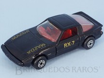 1. Brinquedos antigos - Matchbox - Inbrima - Mazda RX 7 Superfast preto Brazilian Matchbox Inbrima 1970