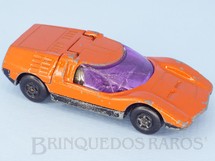1. Brinquedos antigos - Matchbox - Inbrima - Mazda RX500 Superfast laranja escuro Brazilian Matchbox Inbrima 1970