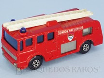 Brinquedos Antigos - Matchbox - Merryweather Fire Engine Superfast Transitional Weels vermelho