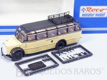 Brinquedos Antigos - Roco - Ônibus Saurer Komet do Correio Austríaco com acessórios ainda por colar Década de 1980
