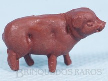 1. Brinquedos antigos - Casablanca e Gulliver - Porquinho com 2,5 cm de comprimento Série Fazenda Chaparral Década de 1970 