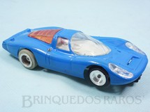 Brinquedos Antigos - Estrela - Porsche 917 GT azul Chassi de Alumínio basculante Ano 1970